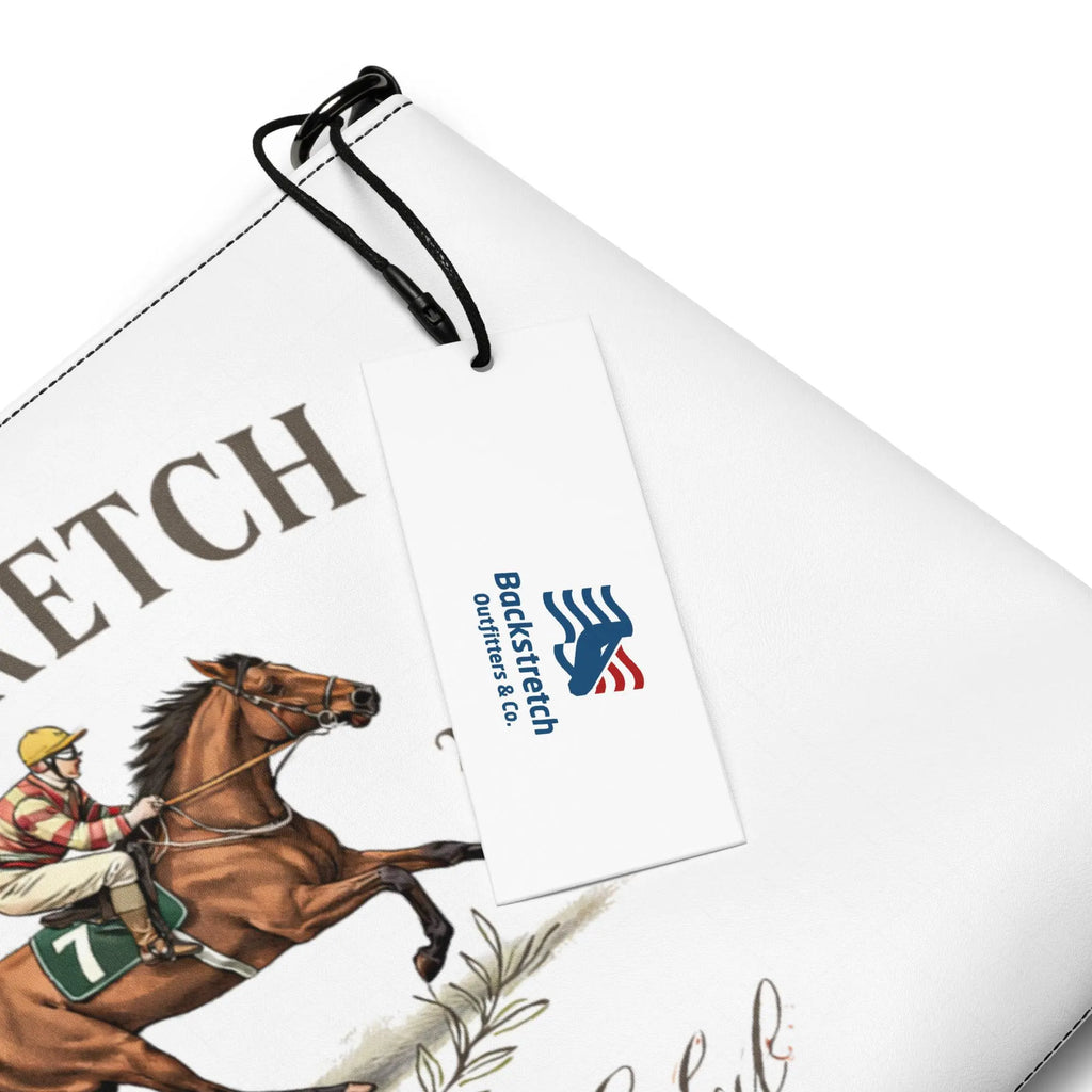 Horse Racing Crossbody Bag, Equestrian Purse, Horse Lover Gift, Saratoga Style Bag, Thoroughbred Tote, Race Day Bag, Social Club Purse