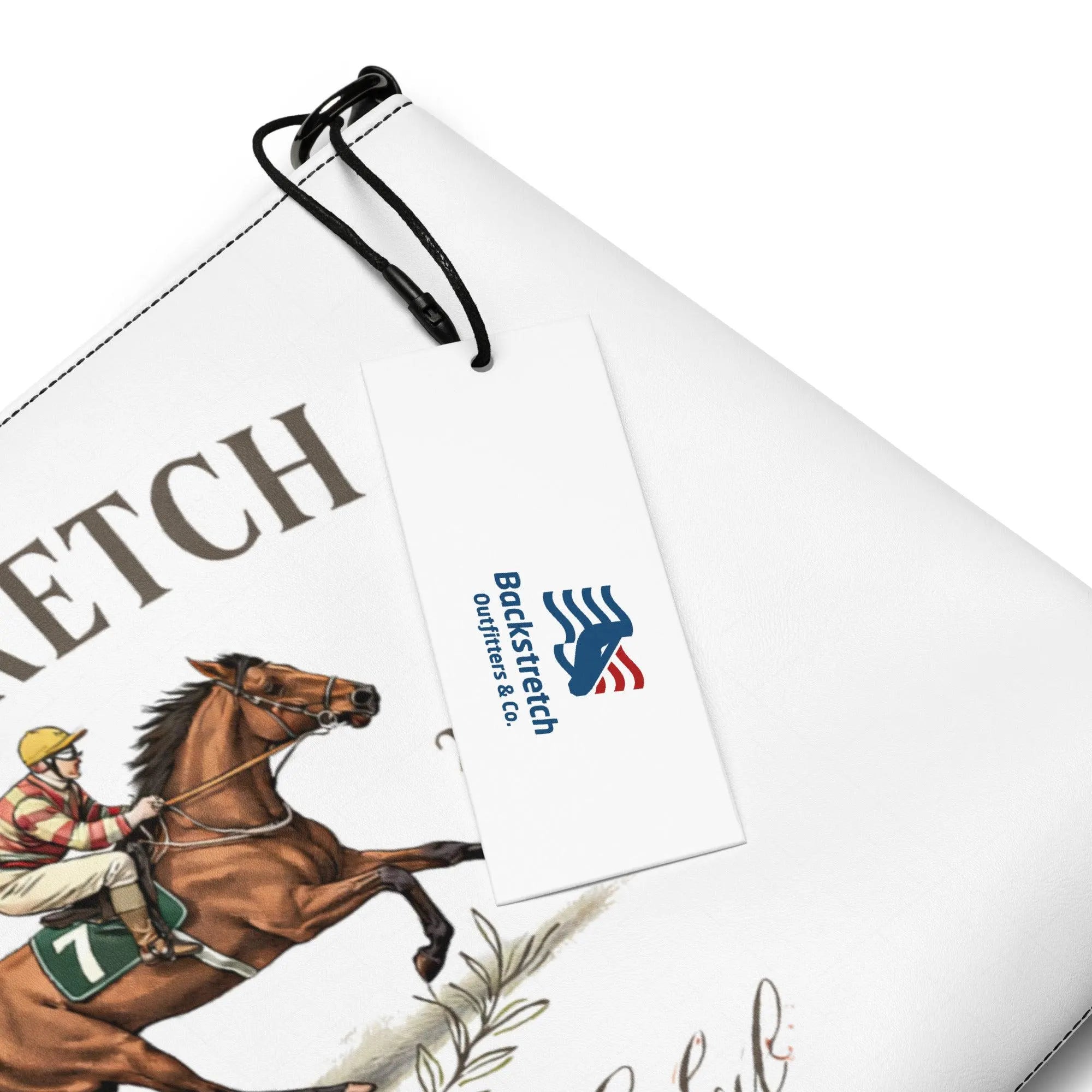 Horse Racing Crossbody Bag, Equestrian Purse, Horse Lover Gift, Saratoga Style Bag, Thoroughbred Tote, Race Day Bag, Social Club Purse
