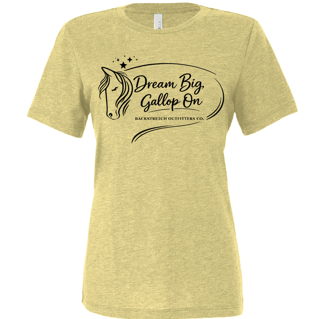 Pale Yellow Triblend - FRONT