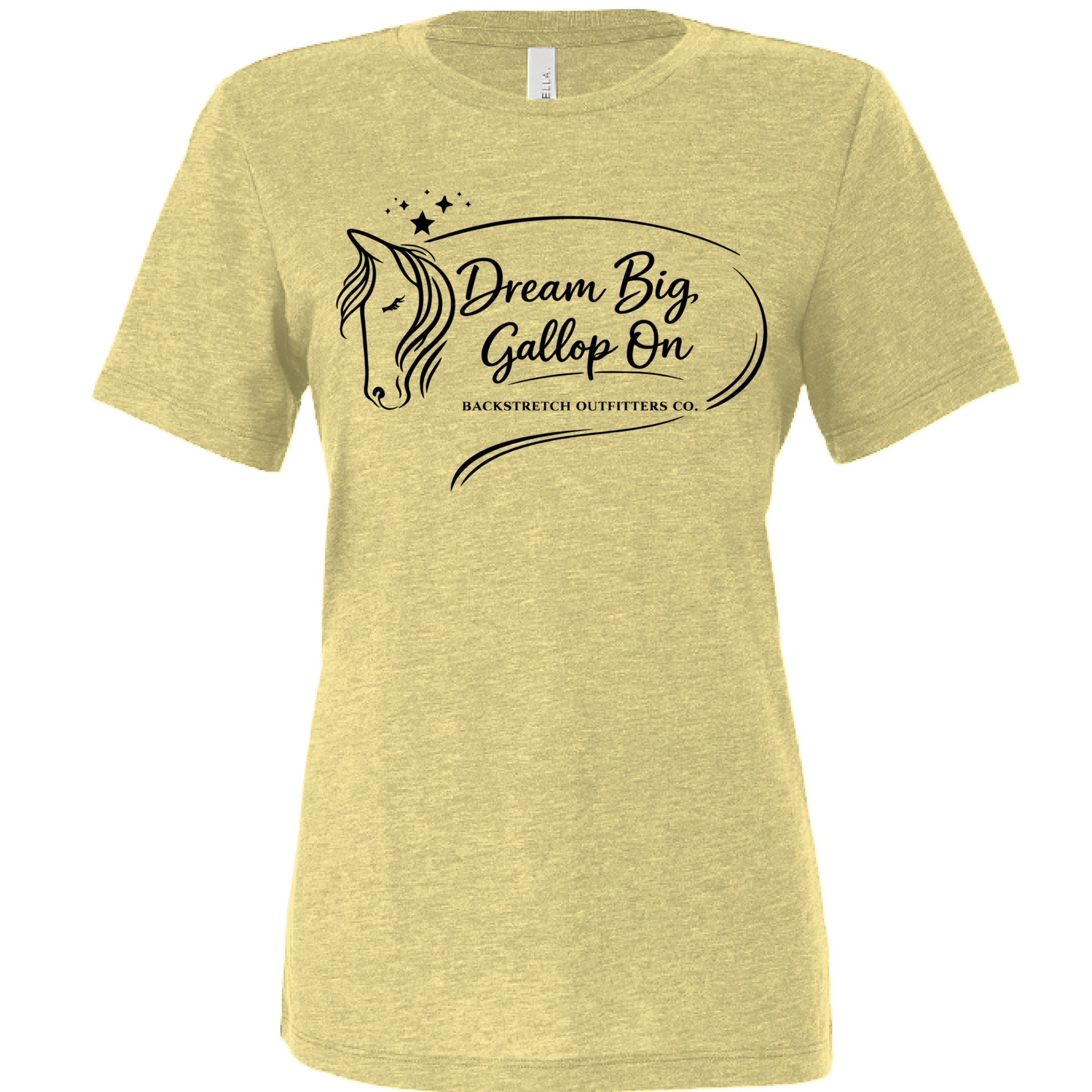 Pale Yellow Triblend - FRONT