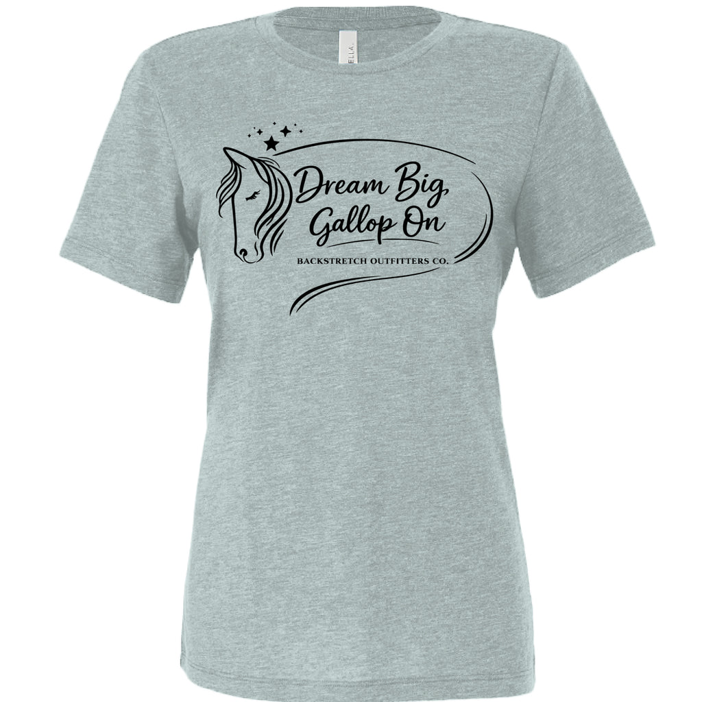Dusty Blue Triblend - FRONT