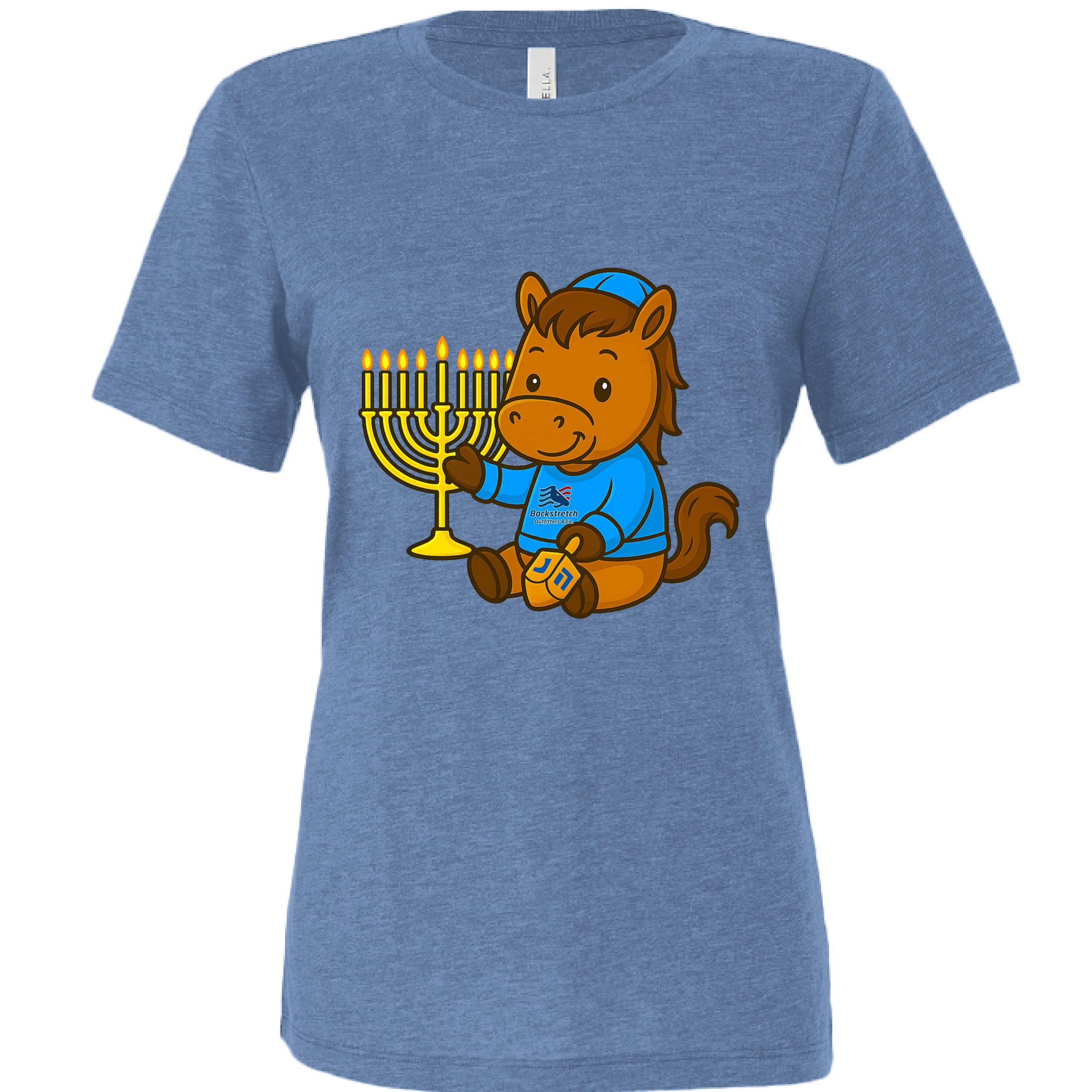 Blue Triblend - FRONT