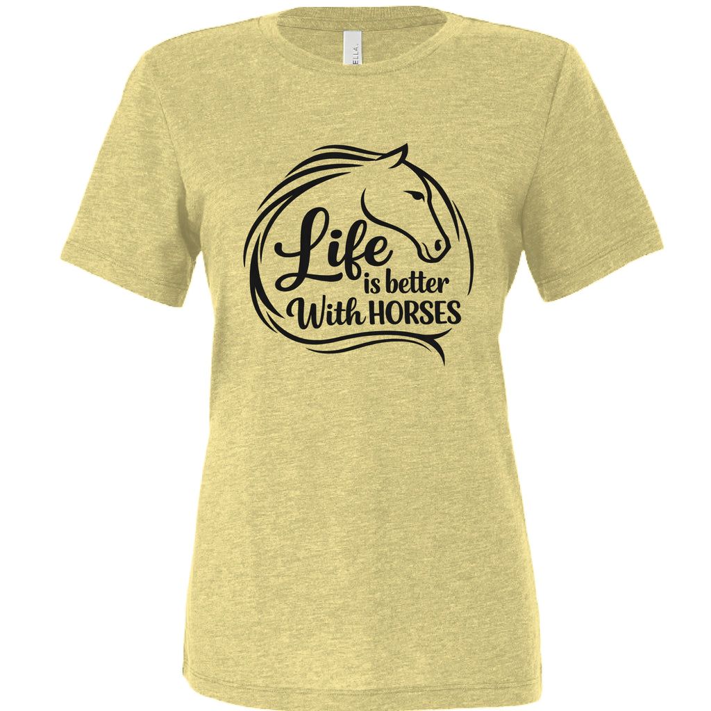 Pale Yellow Triblend - FRONT