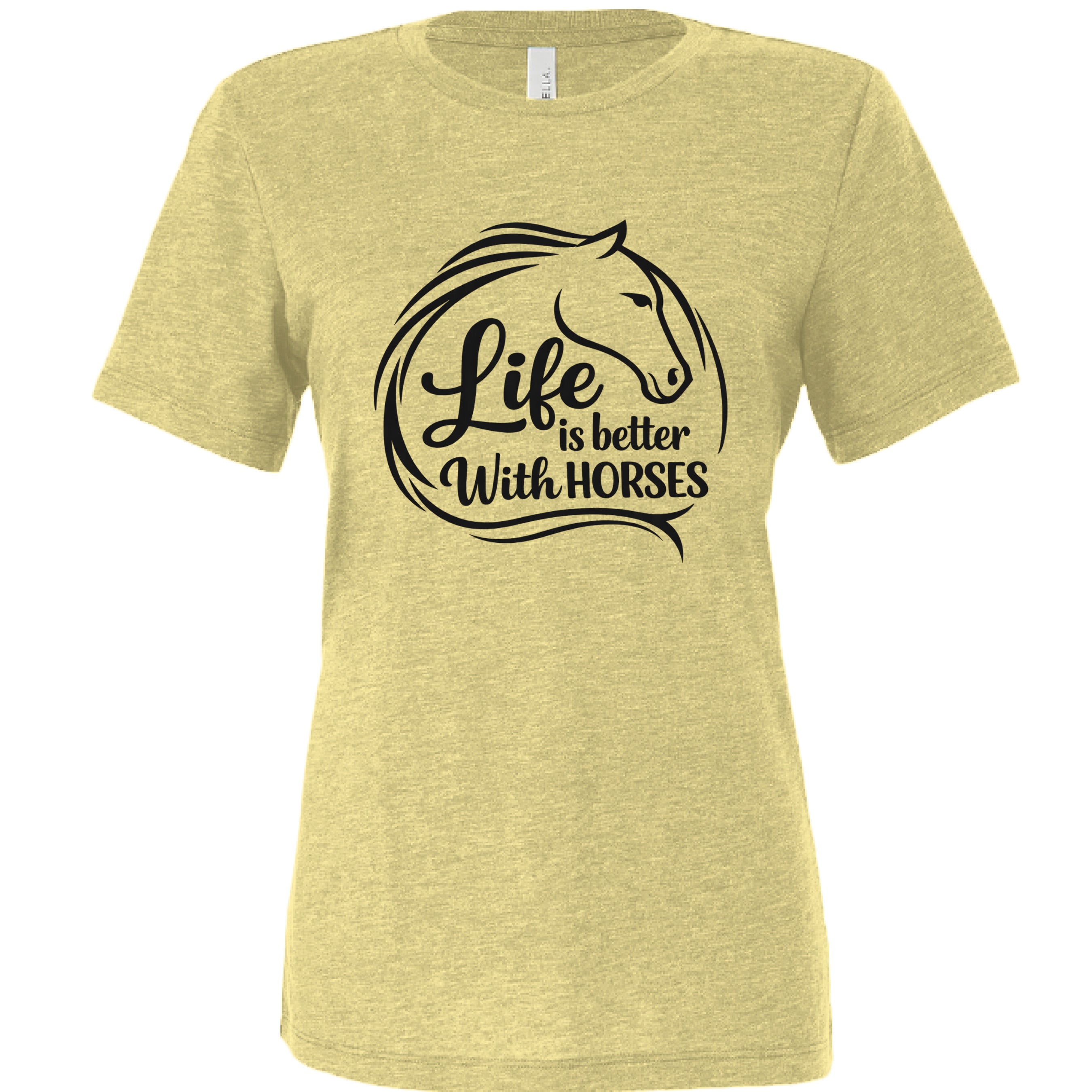 Pale Yellow Triblend - FRONT