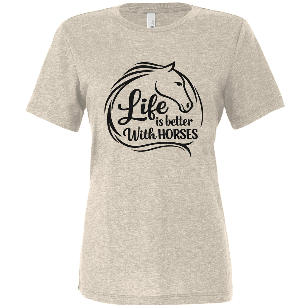Solid Natural Triblend - FRONT