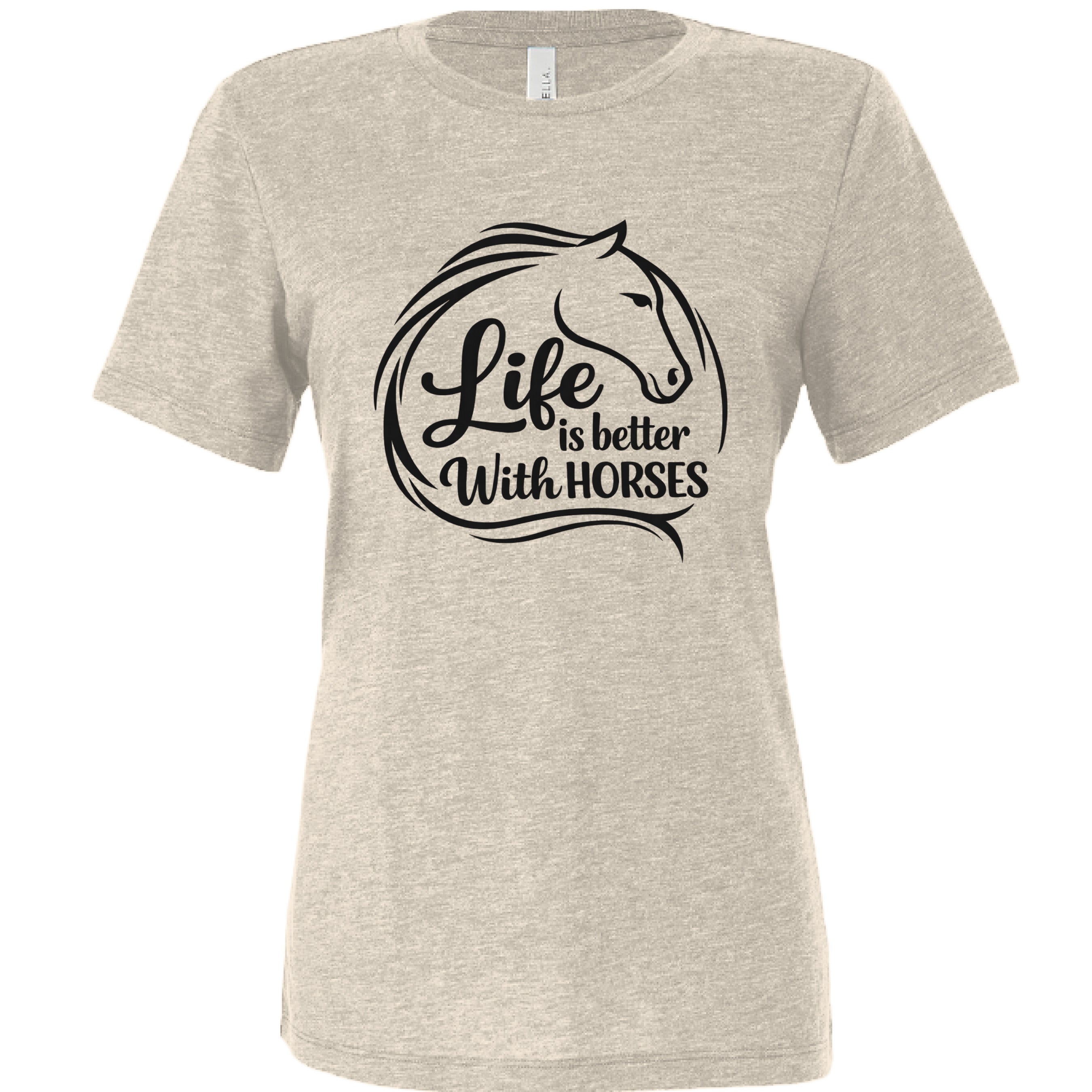 Solid Natural Triblend - FRONT