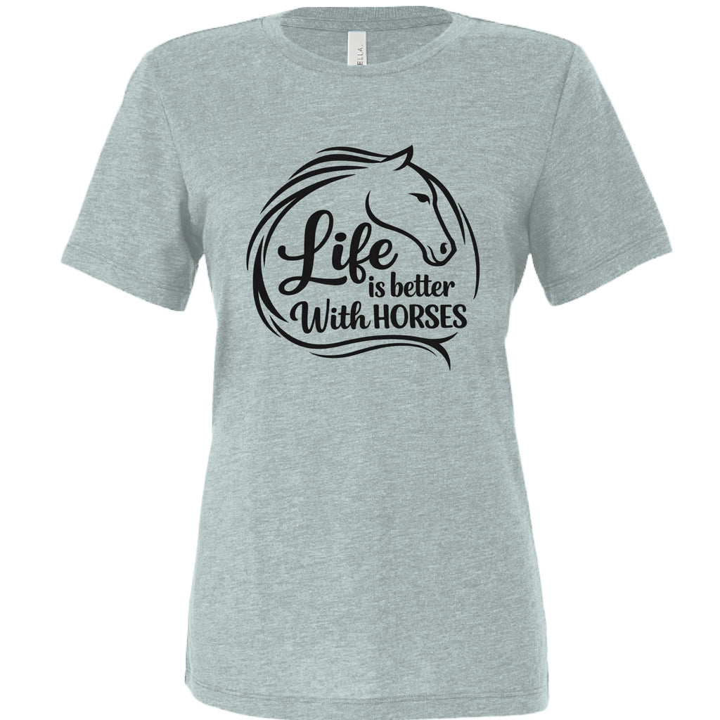 Dusty Blue Triblend - FRONT