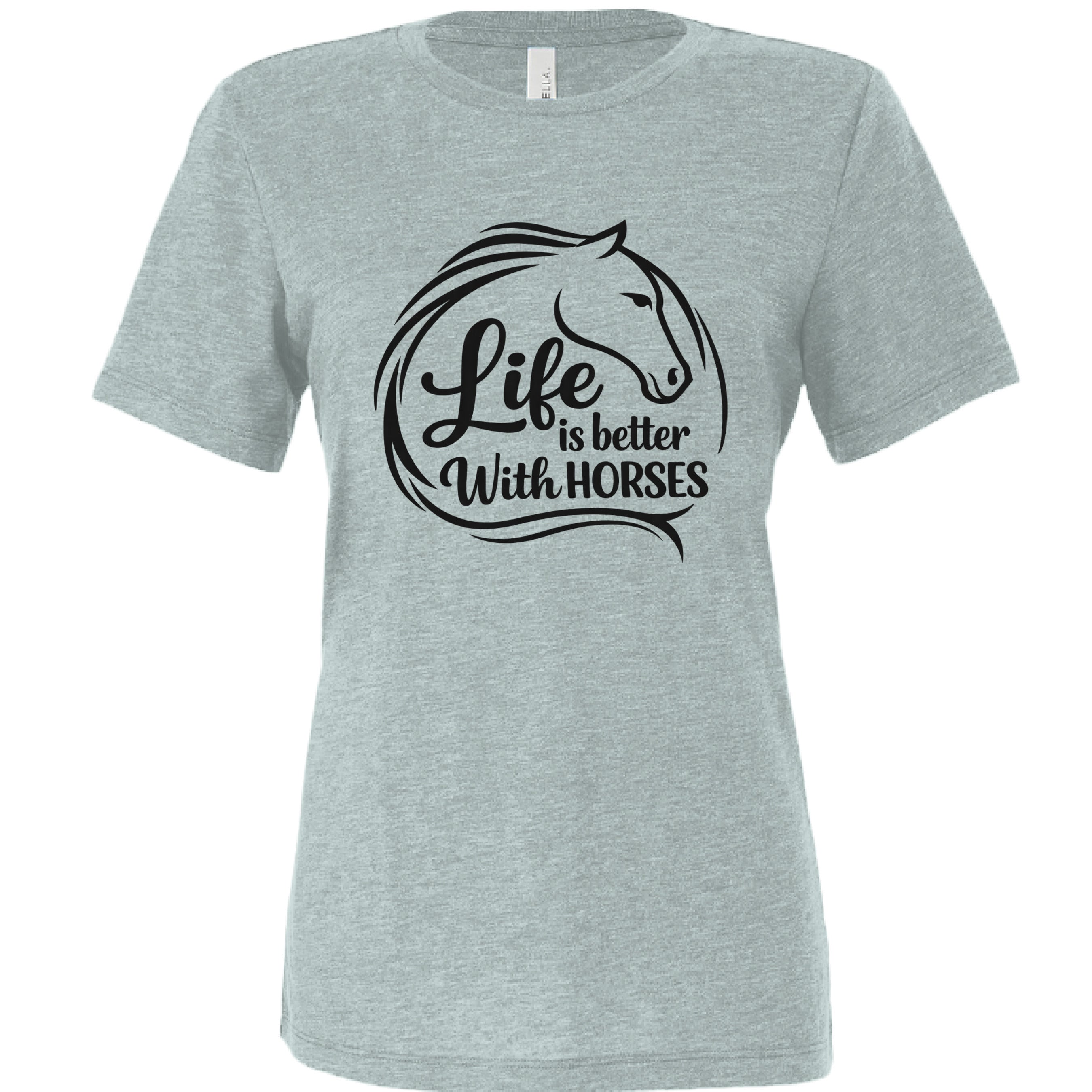 Dusty Blue Triblend - FRONT