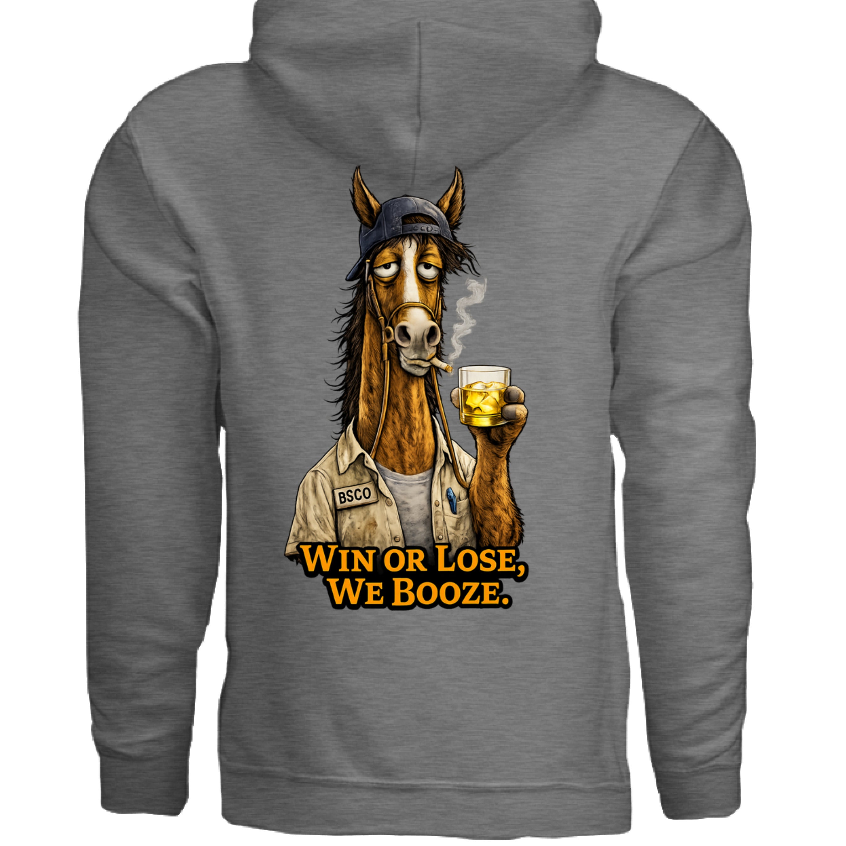 GRAPHITE HEATHER - BACK