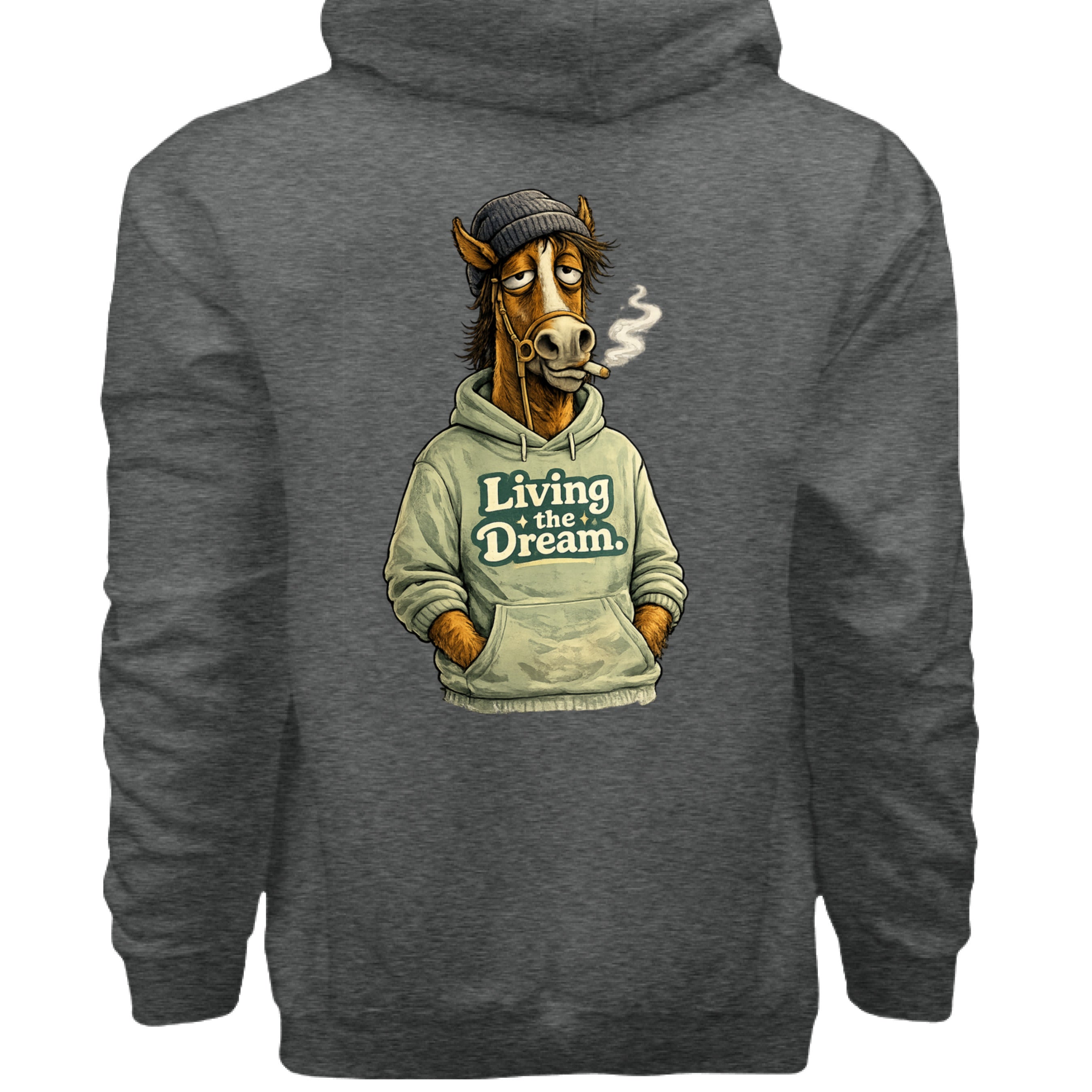 CHARCOAL HEATHER - BACK