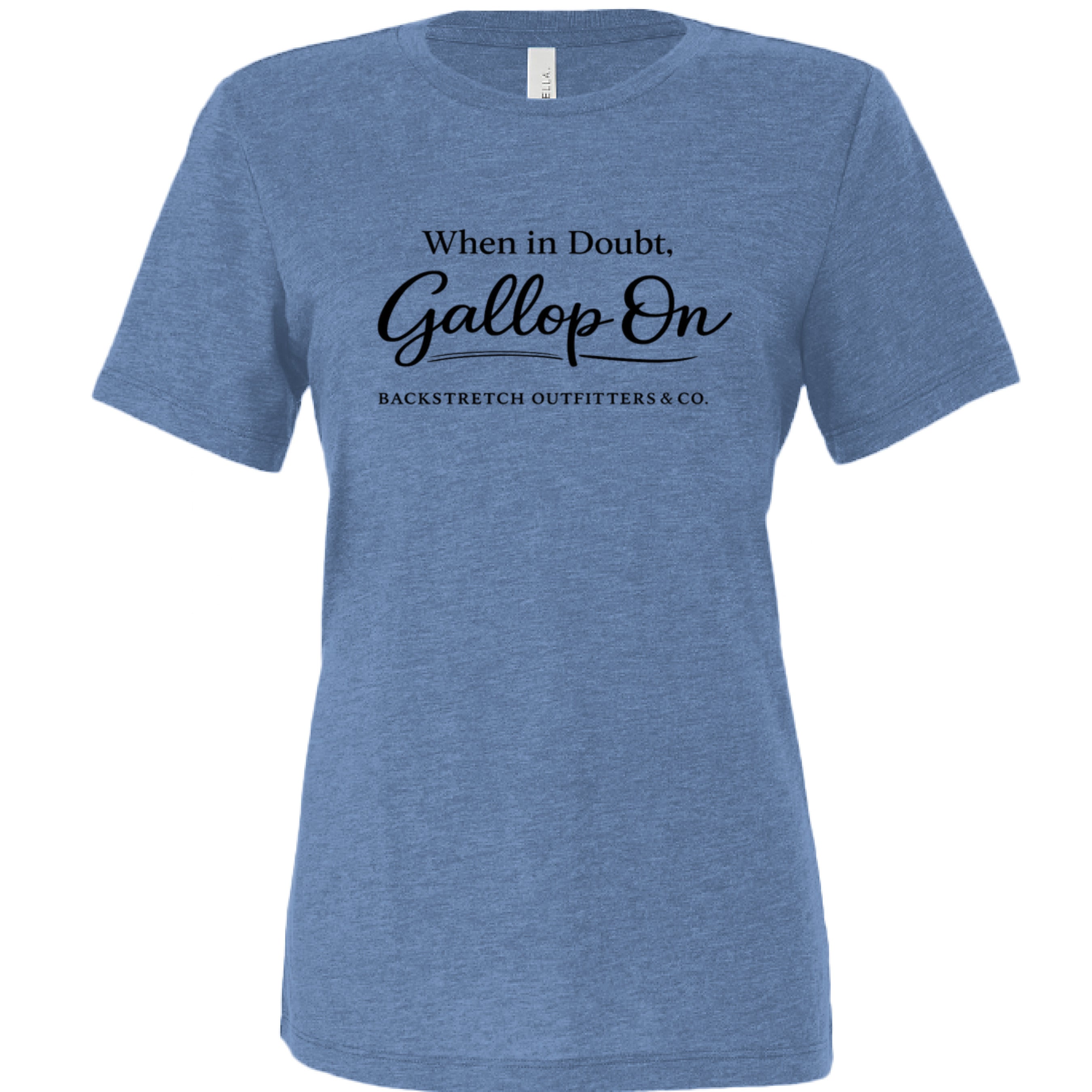 Blue Triblend - FRONT