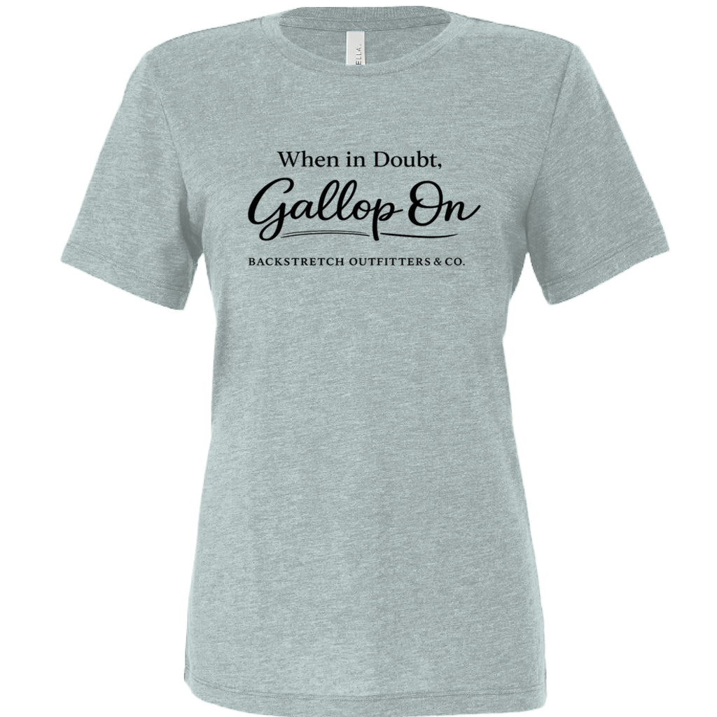 Dusty Blue Triblend - FRONT