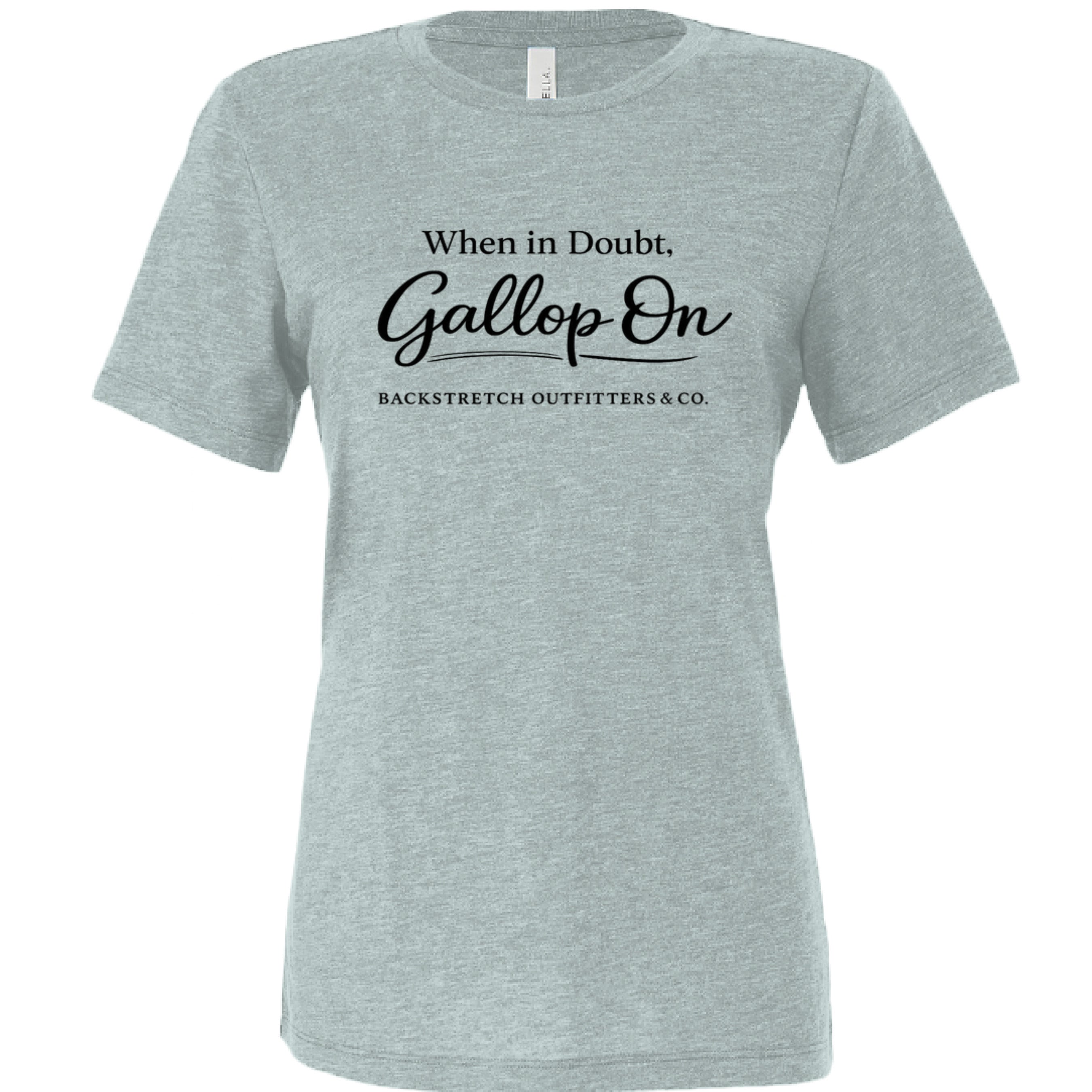 Dusty Blue Triblend - FRONT