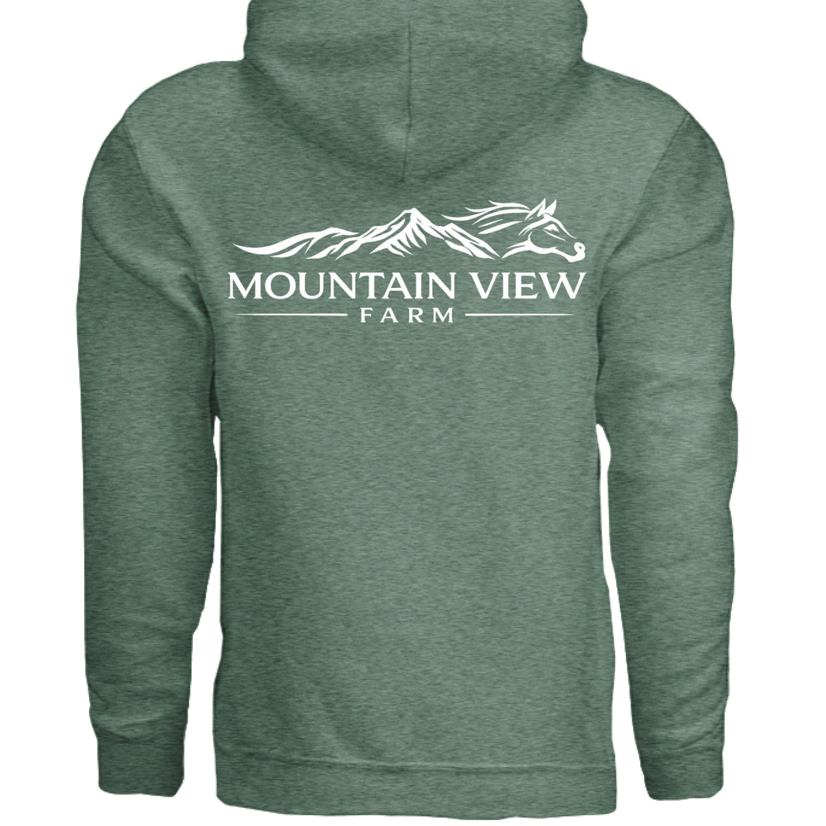 Heather Sport Dark Green - BACK