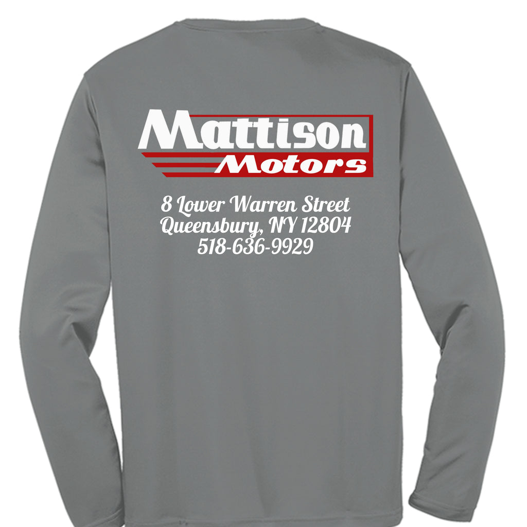 Iron Grey Heather - ST350LS - BACK