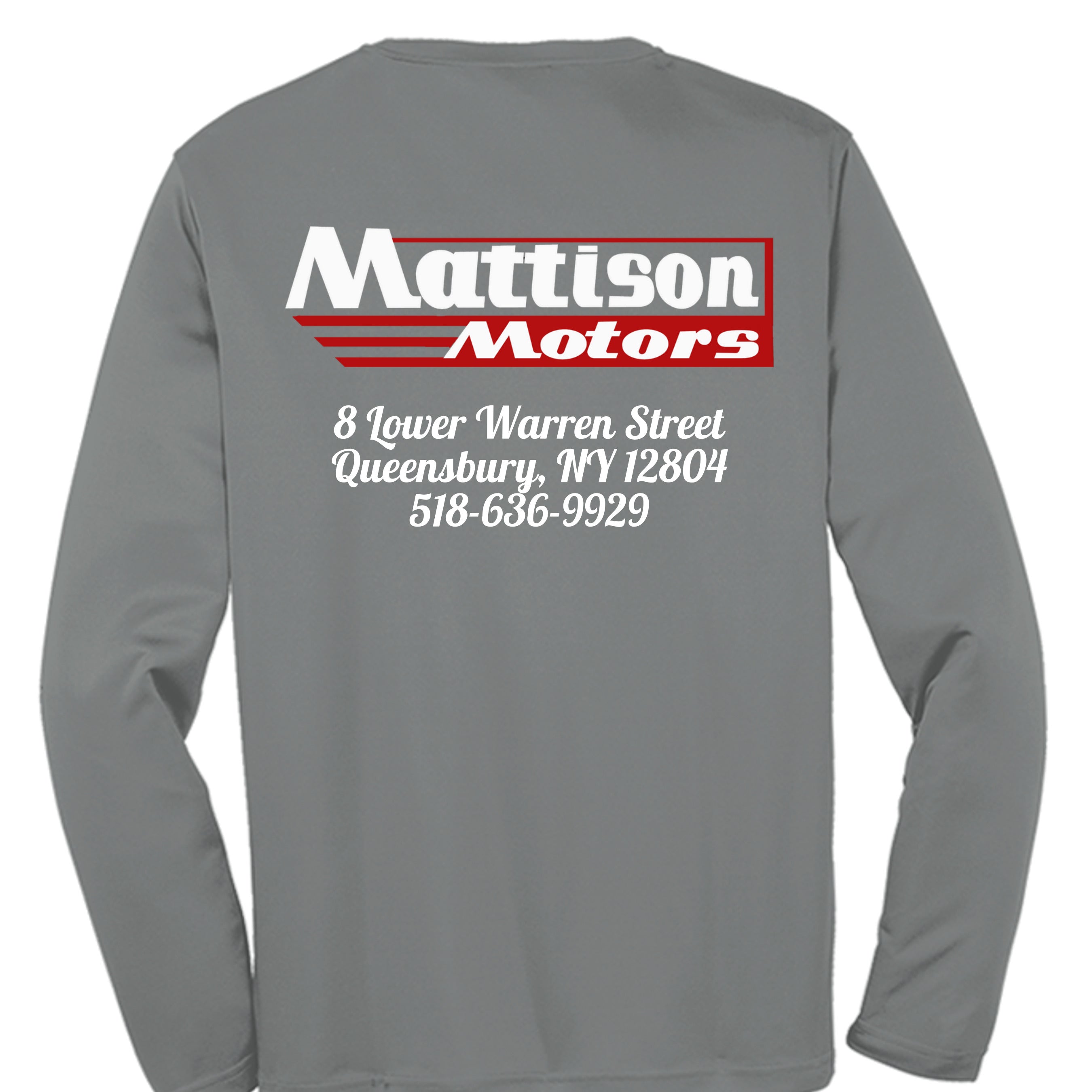 Iron Grey Heather - ST350LS - BACK