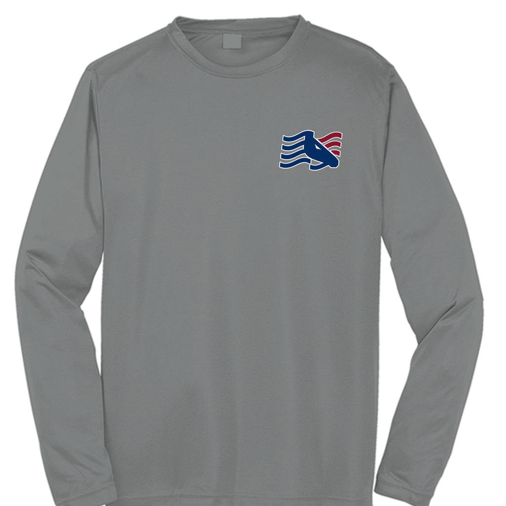 Iron Grey Heather - ST350LS - FRONT