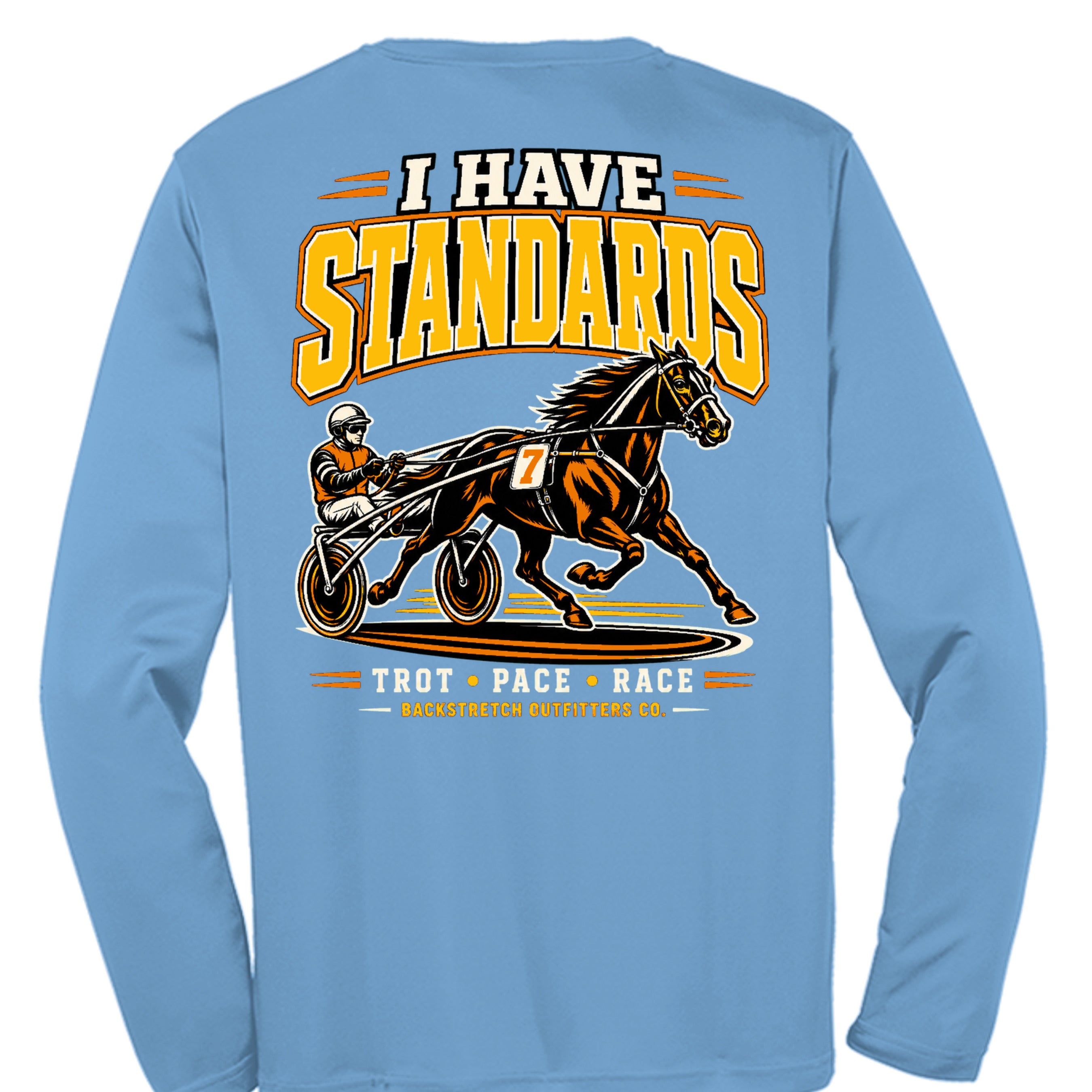 Carolina Blue - ST350LS - BACK
