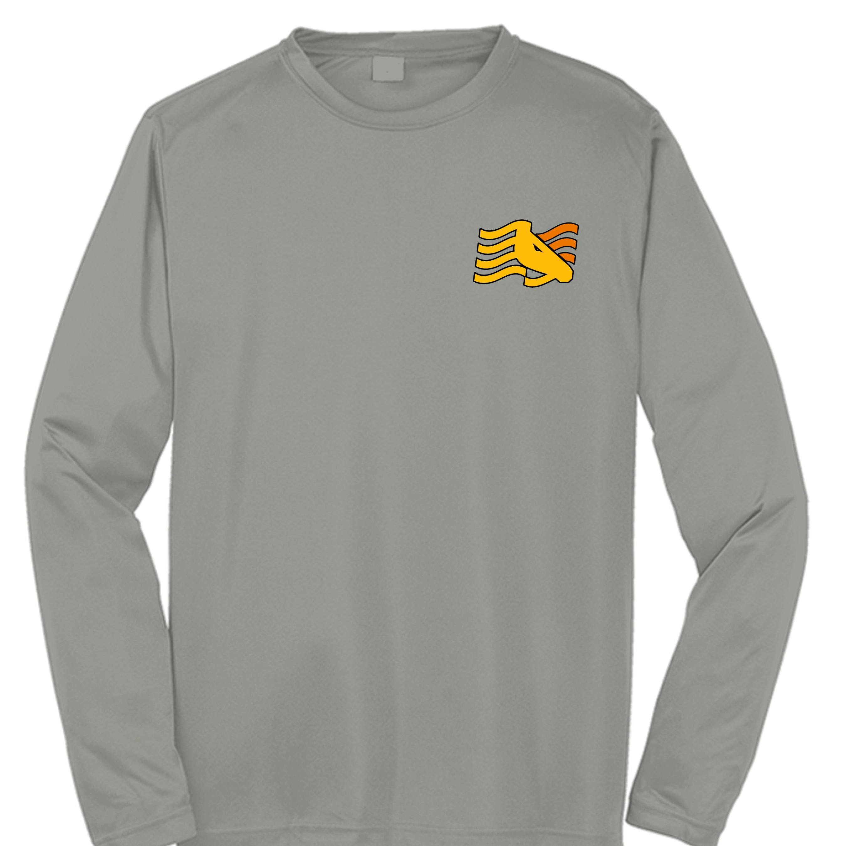 Grey Concrete Heather - ST350LS - FRONT
