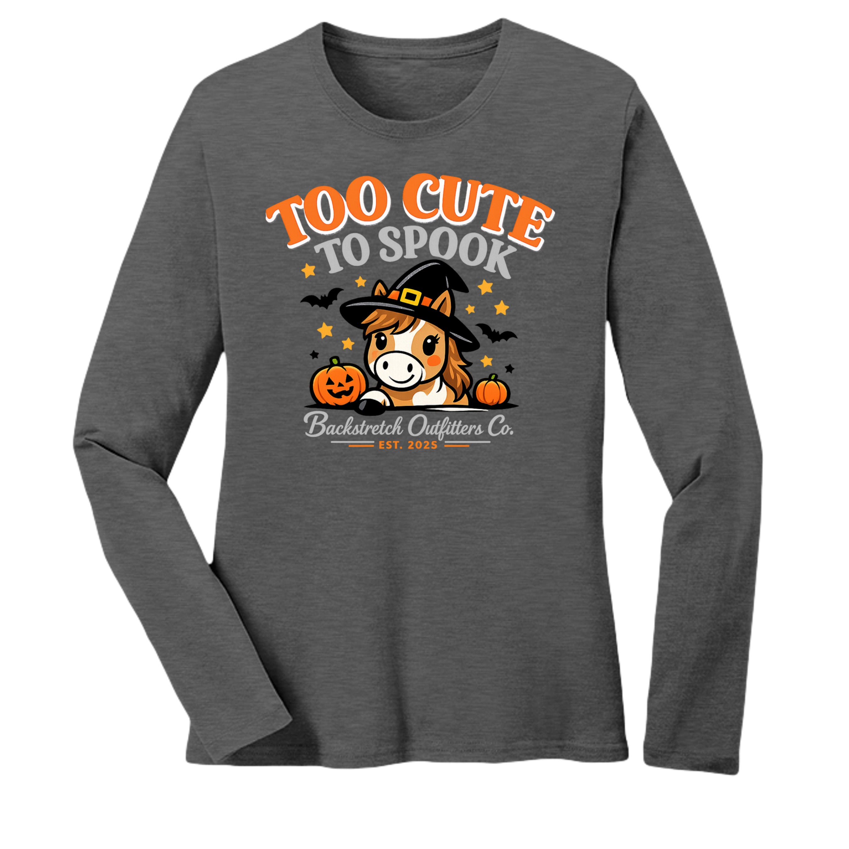 Dark Heather Grey - LPC54LS - FRONT
