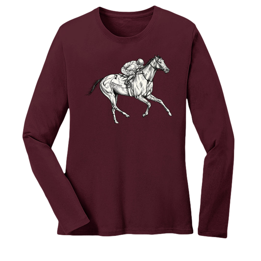 Athletic Maroon - LPC54LS - FRONT