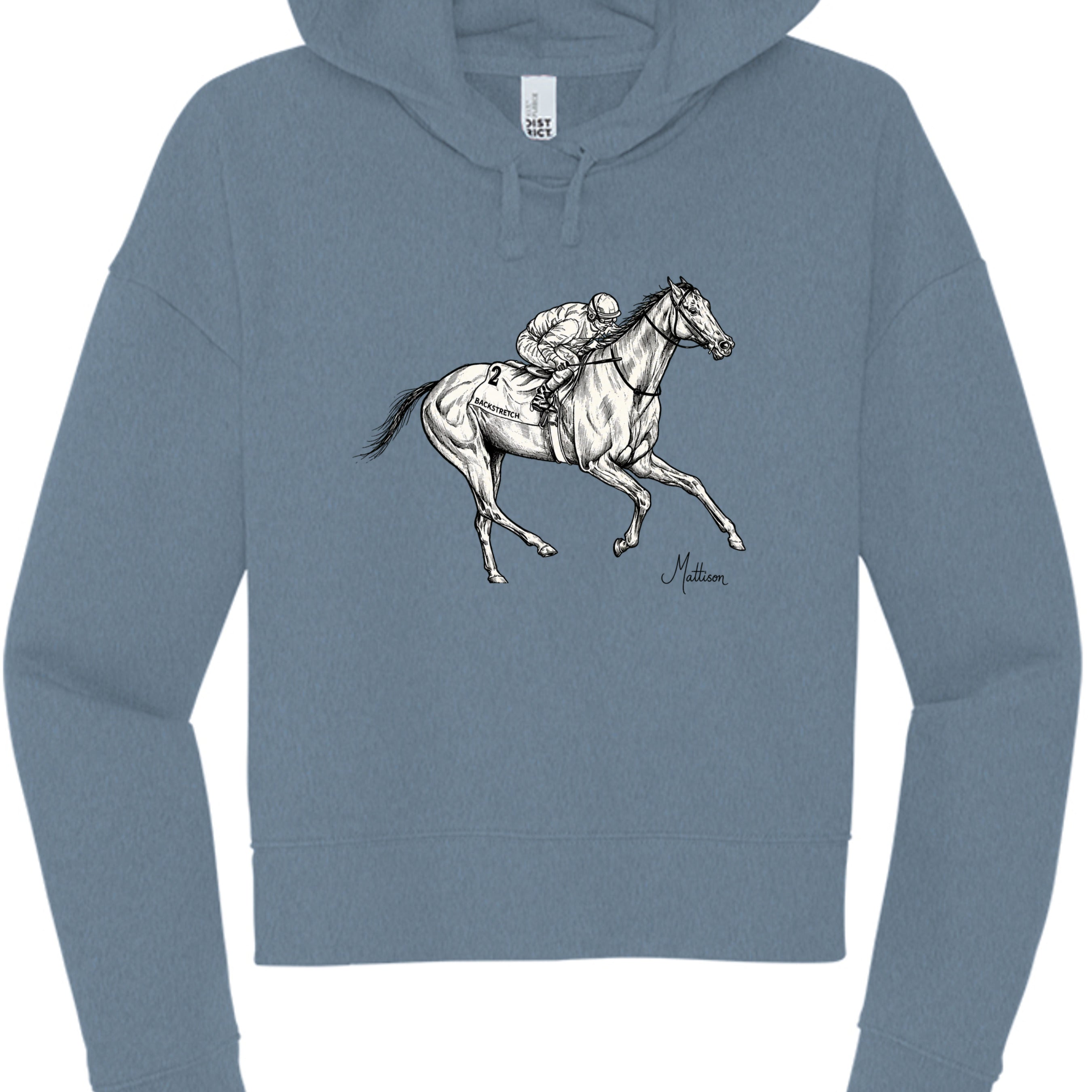 Flint Blue Heather - DT6101 - FRONT
